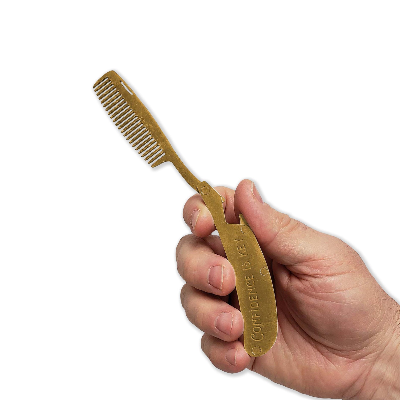 Folding Mustache Comb
